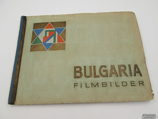 Movie stars album. 1930's. Bulgaria Filmbilder. 210 stickers. Prints