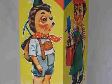 Muñeca bailarina Fipps. Traje Selva Negra. Cuerda. Caja. 1950. Alemania