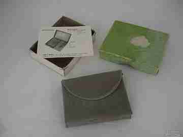 Musical powder compact. Reme. Golden metal. 1950's. Swiss 