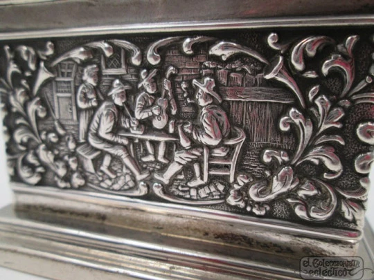 Mylflam table lighter. Automatic. 835 sterling silver. 1940's Mylflam table lighter. Automatic. 835 sterling silver. 1940's