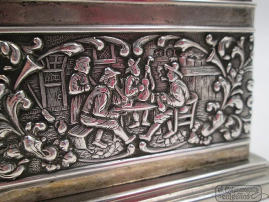 Mylflam table lighter. Automatic. 835 sterling silver. 1940's Mylflam table lighter. Automatic. 835 sterling silver. 1940's