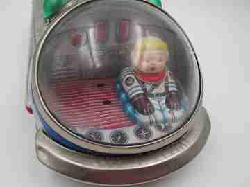 NASA Apollo Space Rocket Ship. Modern Toys Masudaya. Lithographed tinplate