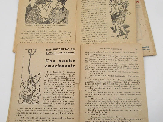 Nine illustrated children's stories. Marujita Collection. Molino publisher. 1940's. Spain
