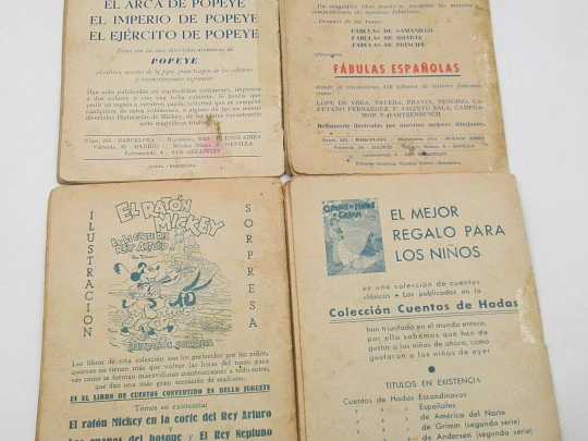 Nueve cuentos infantiles ilustrados Colección Marujita. Editorial Molino. 1940. España