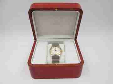 Omega Constellation caballero. Acero y oro 18k. Automático. 2005. Caja. Fecha