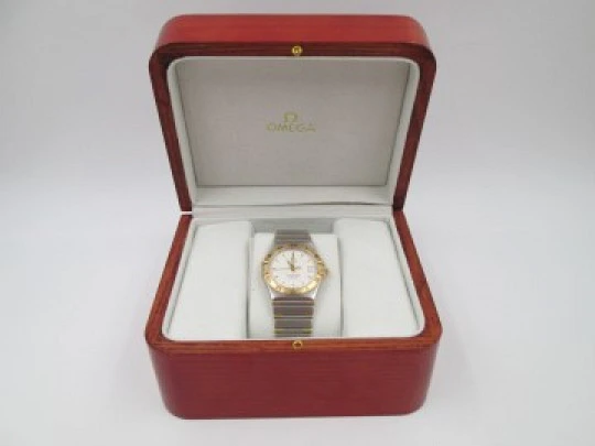 Omega Constellation caballero. Acero y oro 18k. Automático. 2005. Caja. Fecha