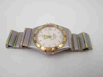 Omega Constellation men's wristwatch. Steel & 18k gold. 2005. Automatic. Box