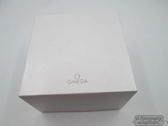 Omega Constellation. Acero y oro amarillo. Cuarzo. Unisex. 2003. Caja