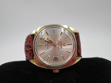 gold plated 1970 automatic chronometer