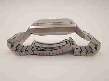 Omega De Ville Curvex Tank. Stainless steel. Automatic. Box. Bracelet. 1970's