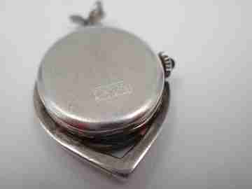 Omega De Ville women's pendant watch. 925 sterling silver. Manual wind