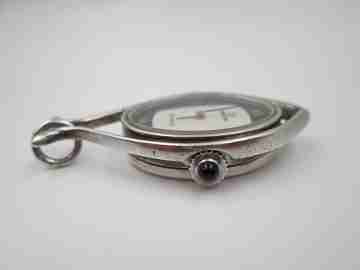 Omega De Ville women's pendant watch. 925 sterling silver. Manual wind