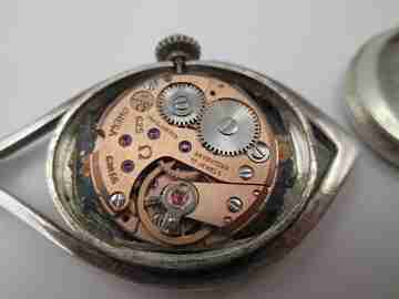 Omega De Ville women's pendant watch. 925 sterling silver. Manual wind