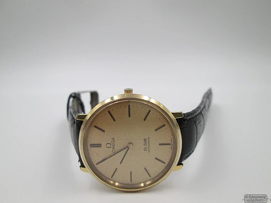 Omega De Ville. 20 microns gold plated & steel. Automatic. 1970's
