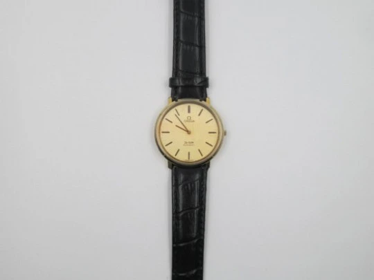 Omega De Ville. 20 microns gold plated & steel. Automatic. 1970's