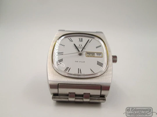 Omega De Ville. Acero inoxidable. Automático. Calendario. Armis. 1970