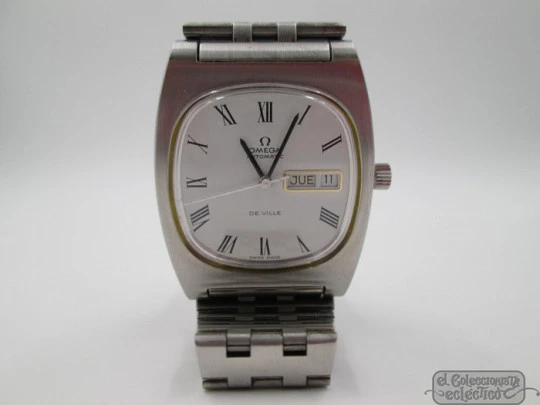 Omega De Ville. Acero inoxidable. Automático. Calendario. Armis. 1970