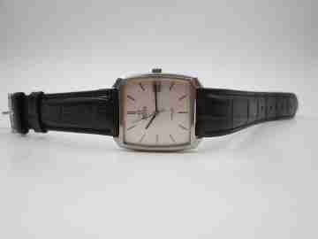 Omega De Ville. Acero inoxidable. Automático. Correa. Fecha. 1970