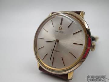 omega de ville gold plated and steel manual wind 1960's