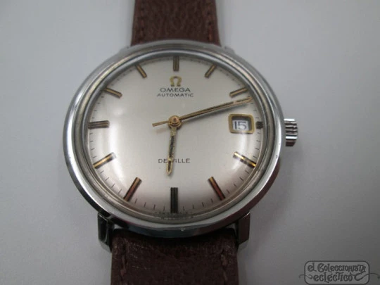 Omega De Ville. Stainless steel. Automatic. Calendar. 1970's