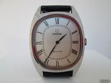 Omega De Ville, Steel, 1960's, Manual wind, Swiss, Extra Flat