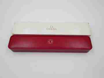 Omega De Ville. Sterling silver. Blue dial. Manual wind. Box. Bracelet. 1960's