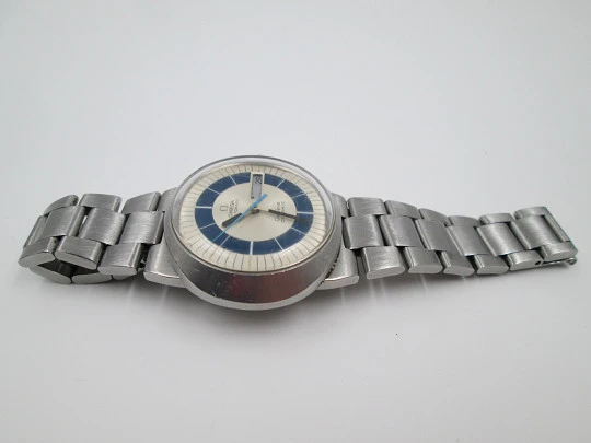 Omega Genève Dynamic. Acero. Automático. 1970. Día y fecha. Estuche