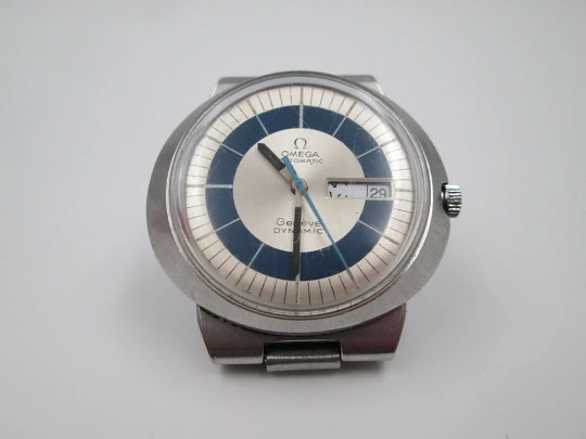 Omega Genève Dynamic. Acero. Automático. 1970. Día y fecha. Estuche