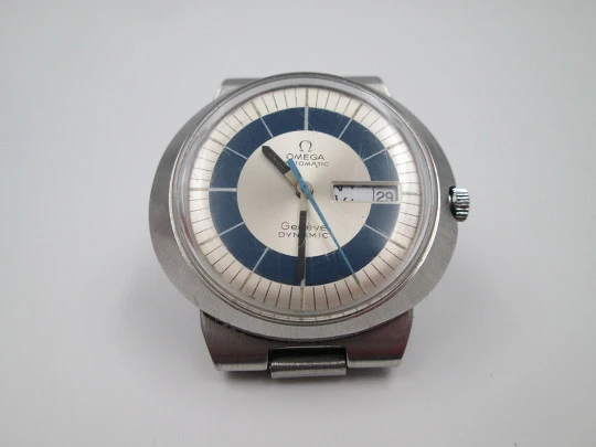 Omega Genève Dynamic. Steel. Automatic. Date & Day. 1970's. Box