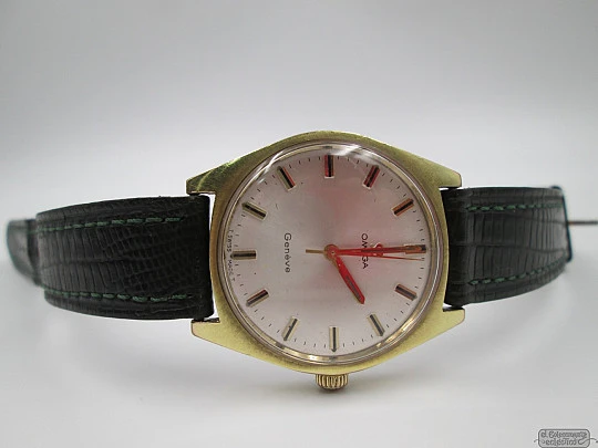 Omega Genève. 20 microns gold plated & steel. Manual wind. 1960's Omega Genève. 20 microns gold plated & steel. Manual wind. 1960's