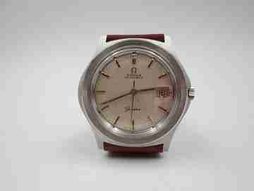 Omega Genève. Acero inoxidable. 1970. Calendario. Automático
