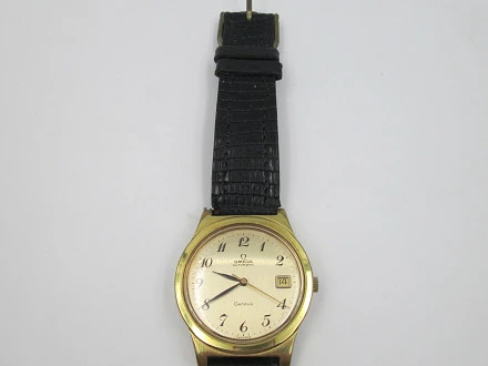 Omega Genève, Automático, Baño Oro 20 Micras / Acero, Calendario