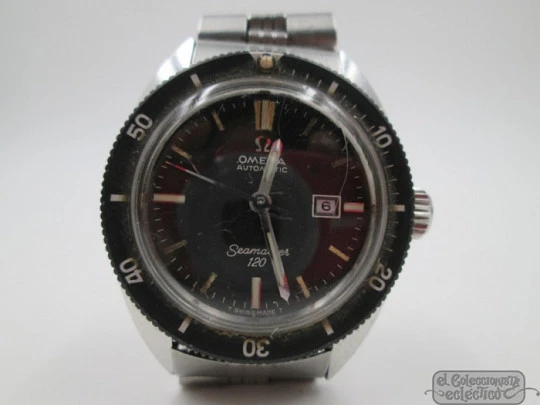 Omega Seamaster 120. Acero. Automático. Años 70. Fecha. Mujer. Buceo