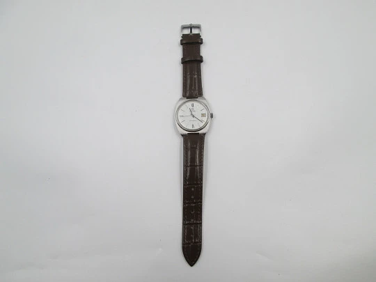 Omega Seamaster automatic men's watch. Stainless steel. Calendar. Strap. 1970's Omega Seamaster automatic men's watch. Stainless steel. Calendar. Strap. 1970's