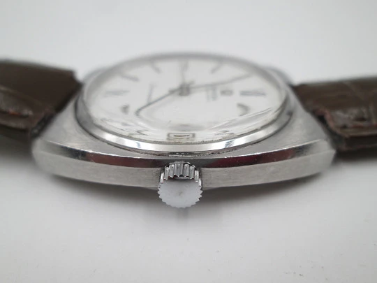 Omega Seamaster automatic men's watch. Stainless steel. Calendar. Strap. 1970's Omega Seamaster automatic men's watch. Stainless steel. Calendar. Strap. 1970's