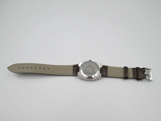 Omega Seamaster automatic men's watch. Stainless steel. Calendar. Strap. 1970's Omega Seamaster automatic men's watch. Stainless steel. Calendar. Strap. 1970's