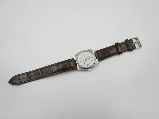 Omega Seamaster automatic men's watch. Stainless steel. Calendar. Strap. 1970's Omega Seamaster automatic men's watch. Stainless steel. Calendar. Strap. 1970's