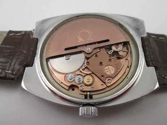 Omega Seamaster automatic men's watch. Stainless steel. Calendar. Strap. 1970's Omega Seamaster automatic men's watch. Stainless steel. Calendar. Strap. 1970's