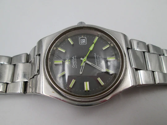 Omega Seamaster Cosmic 2000. Acero inoxidable. Automático. Calendario. Brazalete Omega Seamaster Cosmic 2000. Acero inoxidable. Automático. Calendario. Brazalete