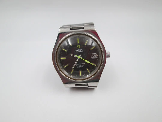 Omega Seamaster Cosmic 2000. Stainless steel. Automatic. Calendar. Bracelet. 1970's Omega Seamaster Cosmic 2000. Stainless steel. Automatic. Calendar. Bracelet. 1970's