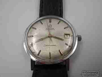 Omega Seamaster. Acero inoxidable. Automático. Calendario. Años 60