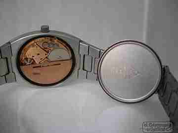 Omega Seamaster. Automático. Acero. Años 70. Fecha y día. Suiza