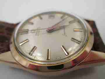 Omega Seamaster. Gold plated & stainless steel. 1960's. Automatic. Calendar. Swiss