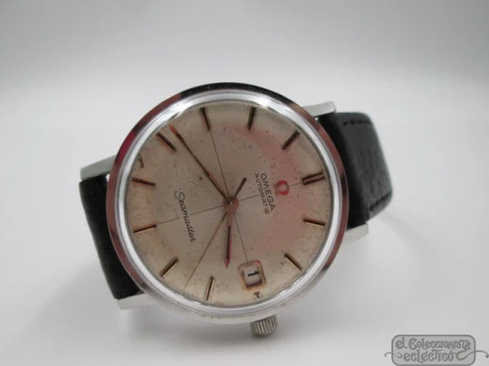 Omega Seamaster. Stainless steel. 1960's. Automatic. Date