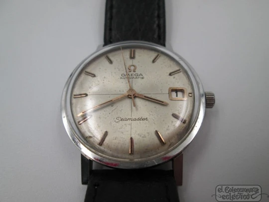 Omega Seamaster. Stainless steel. 1960's. Automatic. Date
