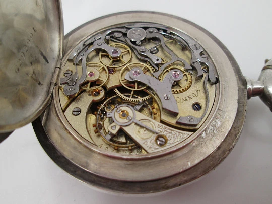 Omega. Cadran Breveté S.G.D.G. Chronograph. 1910. Stem-wind