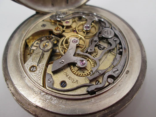 Omega. Cadran Breveté S.G.D.G. Chronograph. 1910. Stem-wind