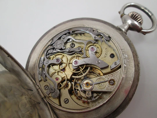 Omega. Cadran Breveté S.G.D.G. Chronograph. 1910. Stem-wind