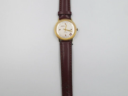 Omodox. Gold plated and steel. Automatic. Date. 1960's. Swiss Omodox. Gold plated and steel. Automatic. Date. 1960's. Swiss