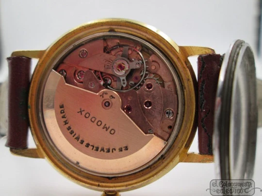 Omodox. Gold plated and steel. Automatic. Date. 1960's. Swiss Omodox. Gold plated and steel. Automatic. Date. 1960's. Swiss